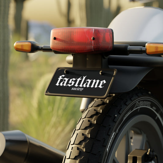 Mini License Plate Fast Lane Society
