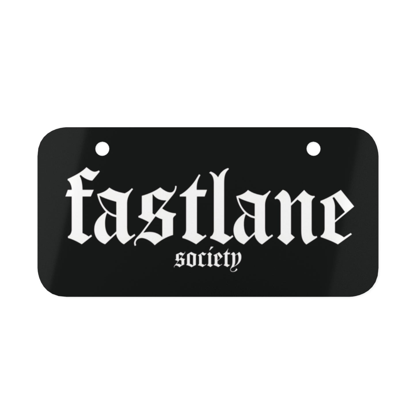 Mini License Plate Fast Lane Society